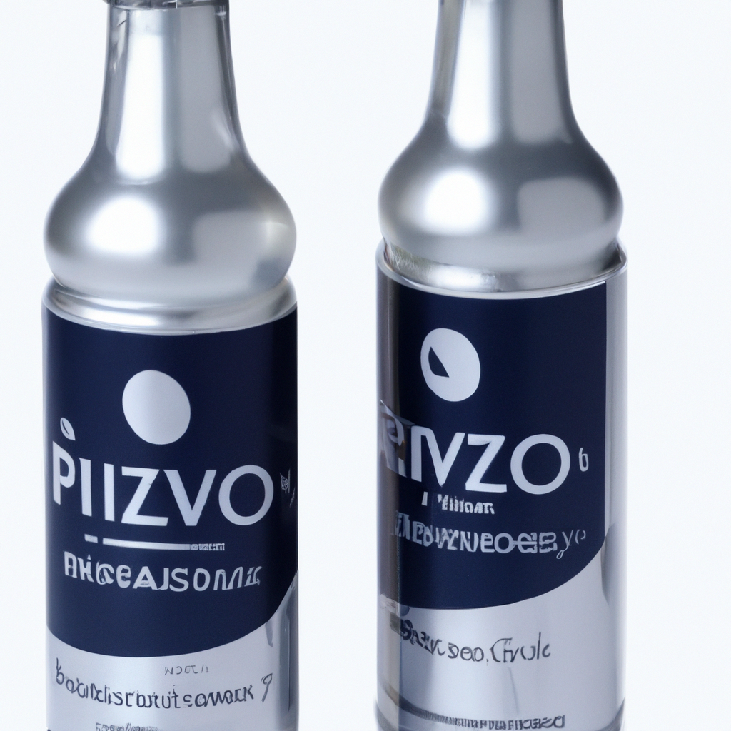 Ouzo Nektar Pilavas in Aluminiumflasche, Ouzo nectar Pilavas in aluminum bottle