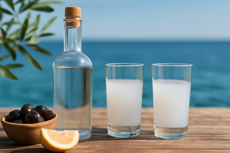 ouzo mediterrane trinkkultur – passendes Artikelbild