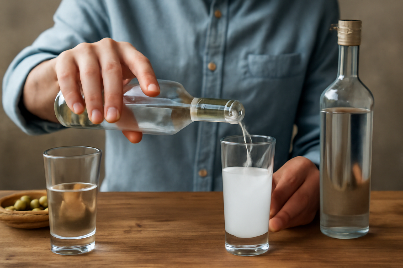 Ouzo richtig einschenken: So gelingt jeder Serviervorgang präzise und stilvoll – ouzo serviertipps