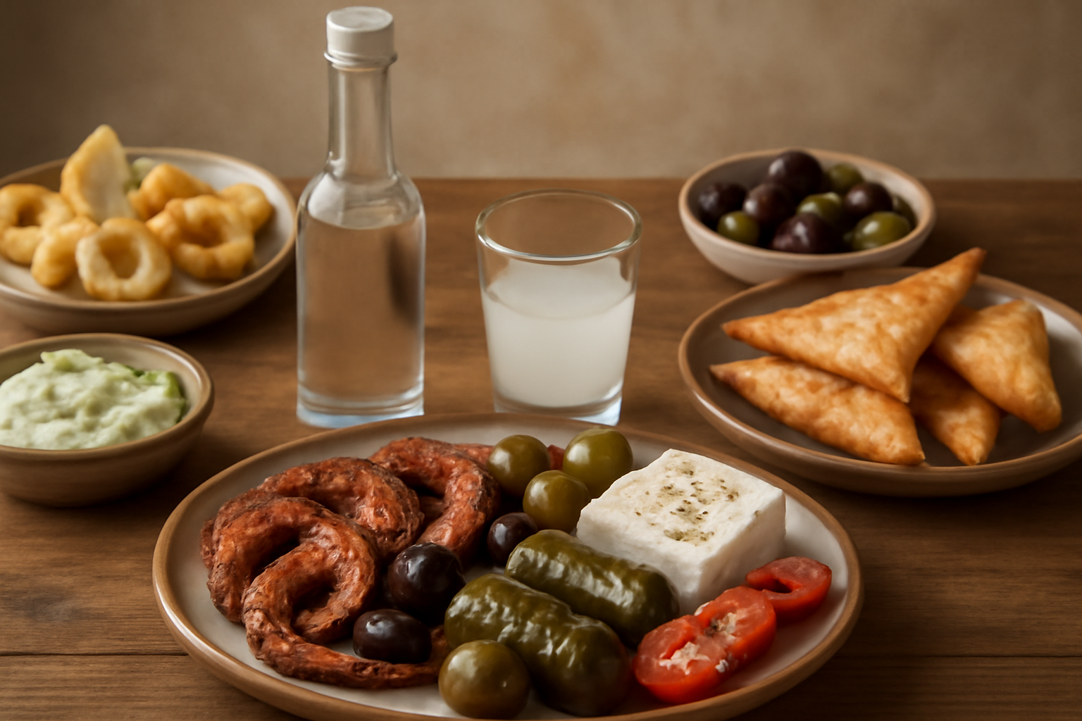 Klassische griechische Ouzo-Snacks – Tradition trifft Genuss – ouzo snacks pairing