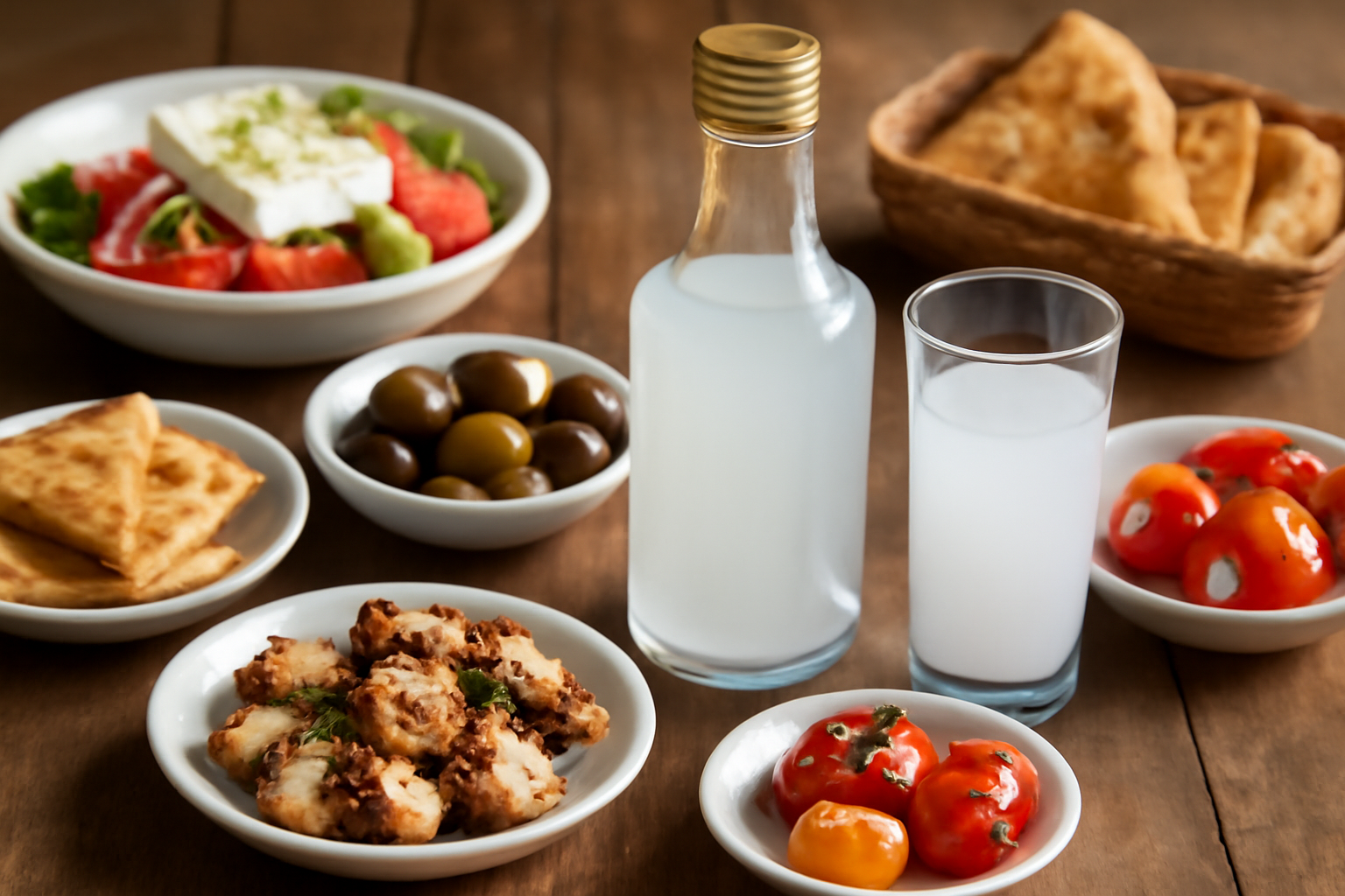 Mit den richtigen Snacks wird jede Ouzo-Runde zum kulinarischen Highlight – ouzo snacks pairing
